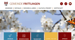 Desktop Screenshot of frittlingen.de
