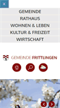 Mobile Screenshot of frittlingen.de